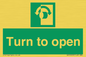 SA16529: Turn (either direction) to open