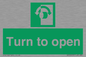 SA16529: Turn (either direction) to open