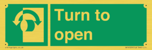 SA16529: Turn (either direction) to open