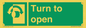 SA16529: Turn (either direction) to open