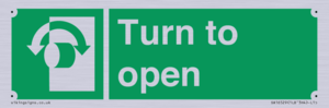 SA16529: Turn (either direction) to open