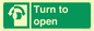 SA16529: Turn (either direction) to open