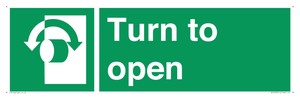 SA16529: Turn (either direction) to open