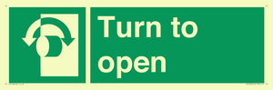 SA16529: Turn (either direction) to open