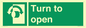 SA16529: Turn (either direction) to open