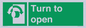 SA16529: Turn (either direction) to open