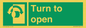 SA16529: Turn (either direction) to open