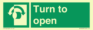 SA16529: Turn (either direction) to open