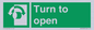 SA16529: Turn (either direction) to open
