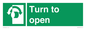 SA16529: Turn (either direction) to open