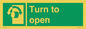 SA16529: Turn (either direction) to open