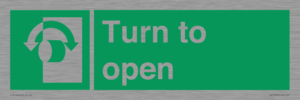 SA16529: Turn (either direction) to open