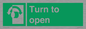SA16529: Turn (either direction) to open