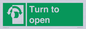 SA16529: Turn (either direction) to open