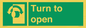 SA16529: Turn (either direction) to open