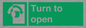 SA16529: Turn (either direction) to open