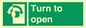 SA16529: Turn (either direction) to open