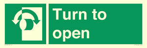 SA16529: Turn (either direction) to open