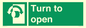 SA16529: Turn (either direction) to open