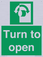 SA16529: Turn (either direction) to open