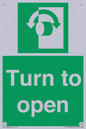SA16529: Turn (either direction) to open