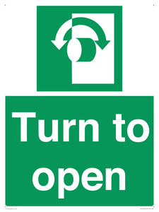 SA16529: Turn (either direction) to open