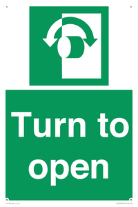 SA16529: Turn (either direction) to open