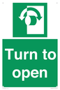 SA16529: Turn (either direction) to open