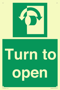 SA16529: Turn (either direction) to open