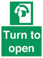 SA16529: Turn (either direction) to open