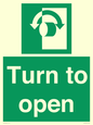 SA16529: Turn (either direction) to open