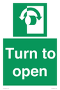 SA16529: Turn (either direction) to open