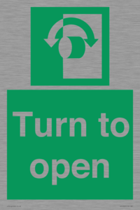 SA16529: Turn (either direction) to open