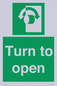 SA16529: Turn (either direction) to open
