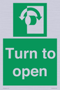 SA16529: Turn (either direction) to open