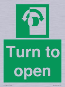 SA16529: Turn (either direction) to open