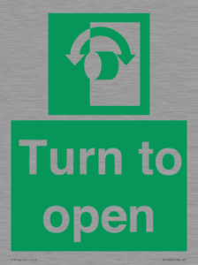 SA16529: Turn (either direction) to open