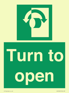 SA16529: Turn (either direction) to open