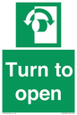 SA16529: Turn (either direction) to open