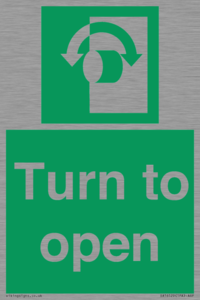 SA16529: Turn (either direction) to open