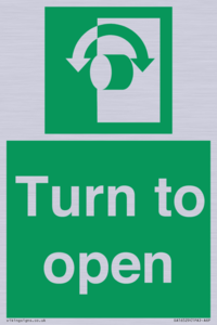 SA16529: Turn (either direction) to open