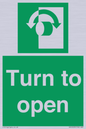 SA16529: Turn (either direction) to open