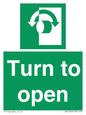 SA16529: Turn (either direction) to open