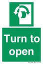 SA16529: Turn (either direction) to open