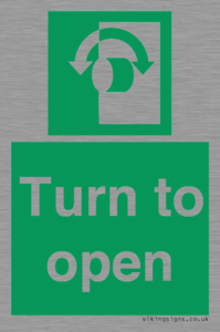 SA16529: Turn (either direction) to open