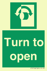 SA16529: Turn (either direction) to open