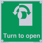 SA16529: Turn (either direction) to open