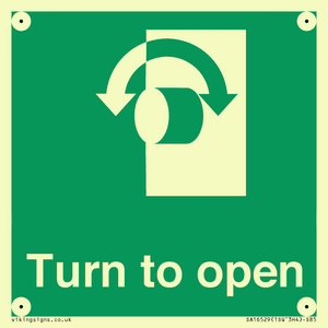 SA16529: Turn (either direction) to open