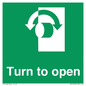 SA16529: Turn (either direction) to open
