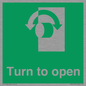 SA16529: Turn (either direction) to open